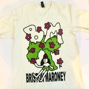 Briston Maroney Cream short sleeve Tour T-shirt Size Large